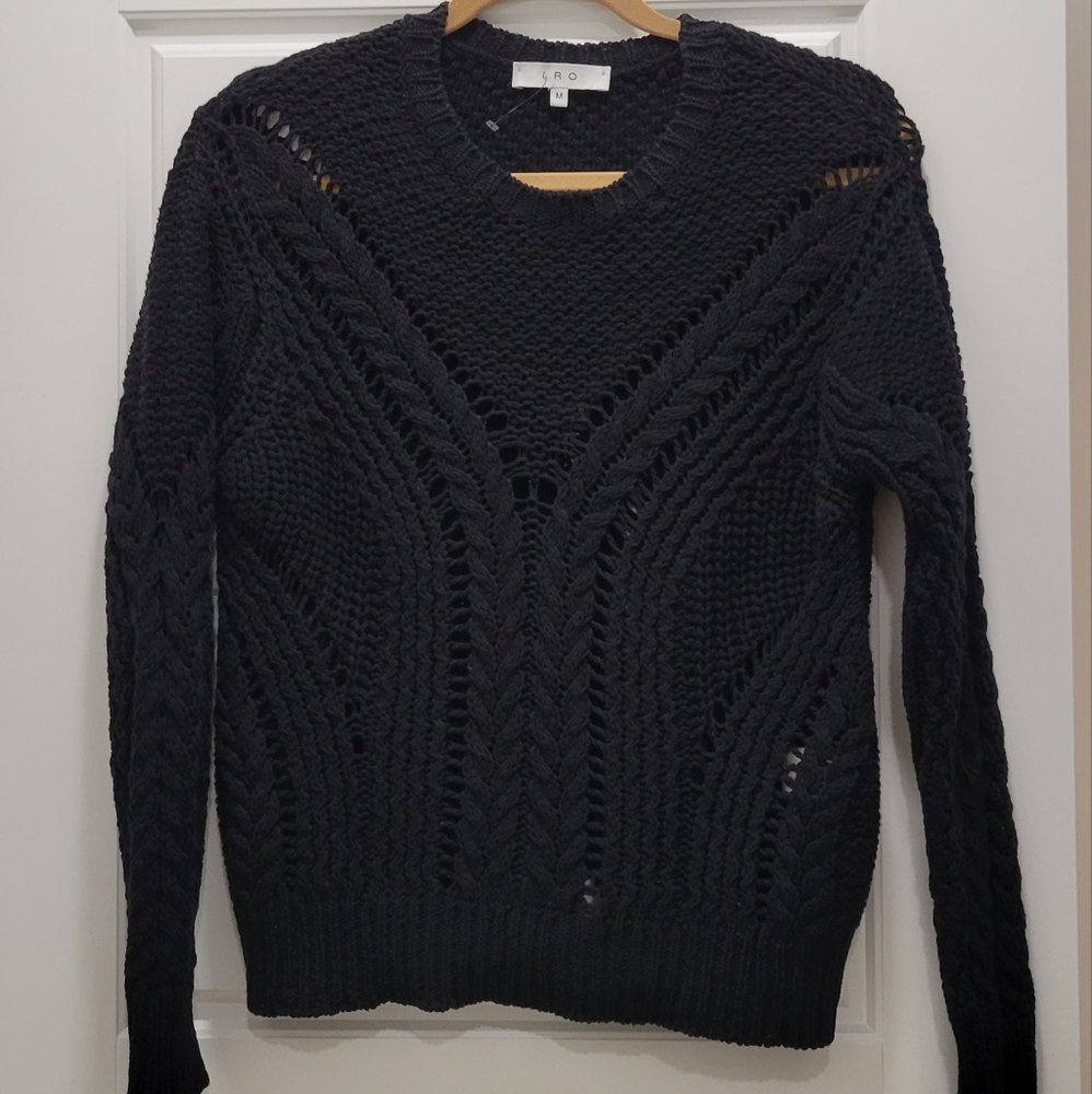 IRO Black Knit Sweater